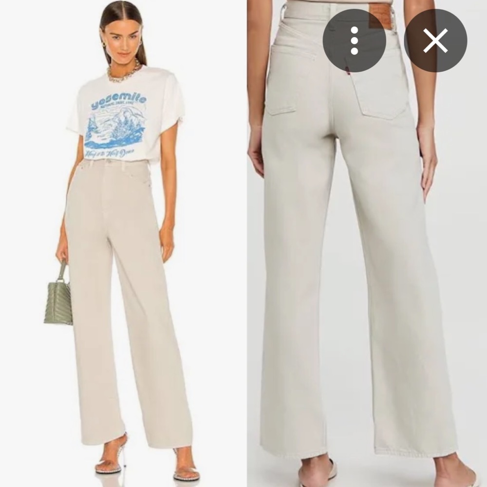 Levi’s high loose bone denim
